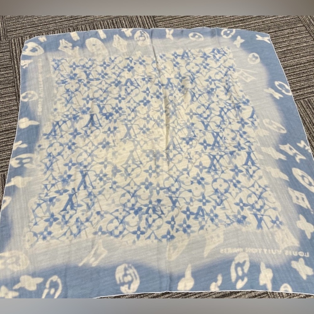 Authentic LV watercolor scarf